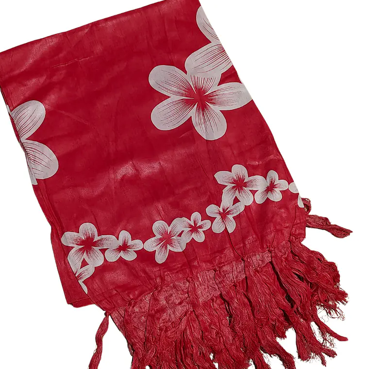 Pareo 2da seleccion Fucsia con tipanie blanca 10