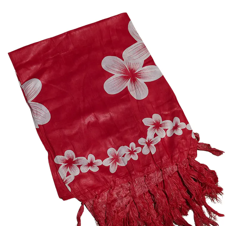 Pareo 2da seleccion Fucsia con tipanie blanca 16