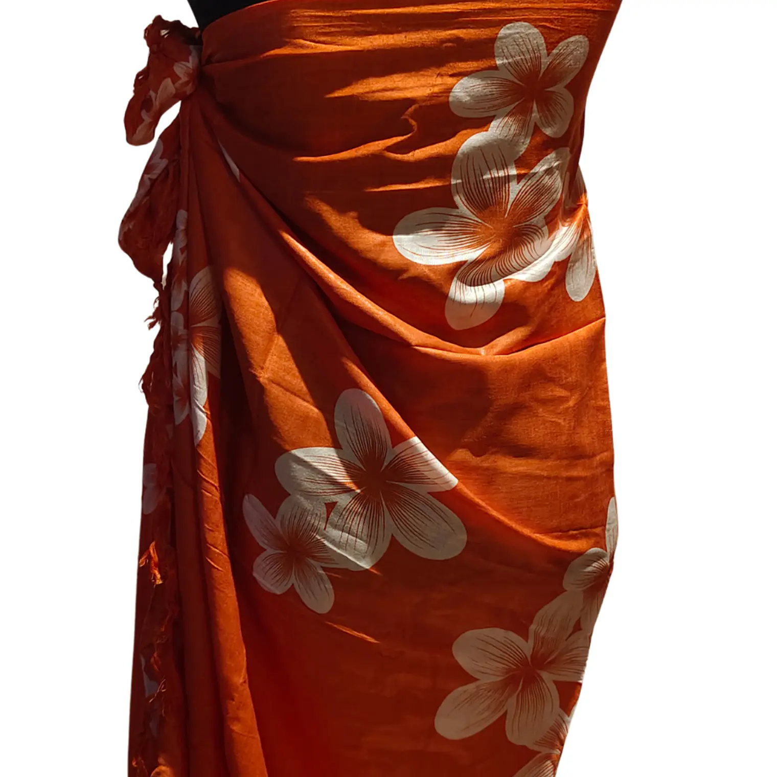 Pareo 2da seleccion Naranja con tipanie blanca 2