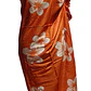 Pareo 2da seleccion Naranja con tipanie blanca - Miniatura 1
