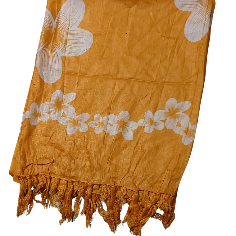 Pareo 2da seleccion Amarillo con tipanie blanca 12