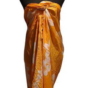 Pareo 2da seleccion Amarillo con tipanie blanca