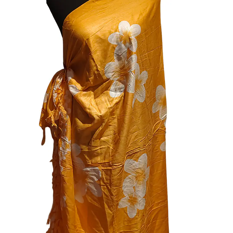 Pareo 2da seleccion Amarillo con tipanie blanca 3