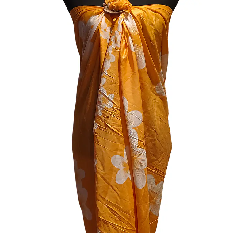 Pareo 2da seleccion Amarillo con tipanie blanca 14