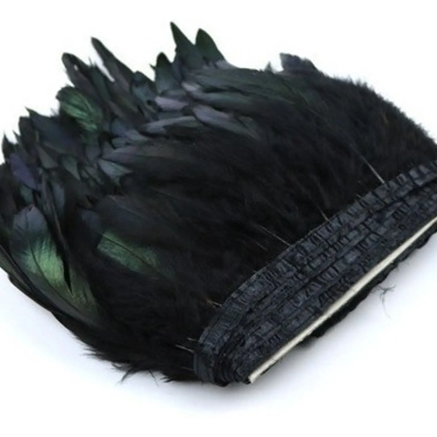 5 Yardas ó 4,5mts Boa Plumas Vaero Negras 10 A 12 Cm 2