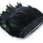 5 Yardas ó 4,5mts Boa Plumas Vaero Negras 10 A 12 Cm - Miniatura 2