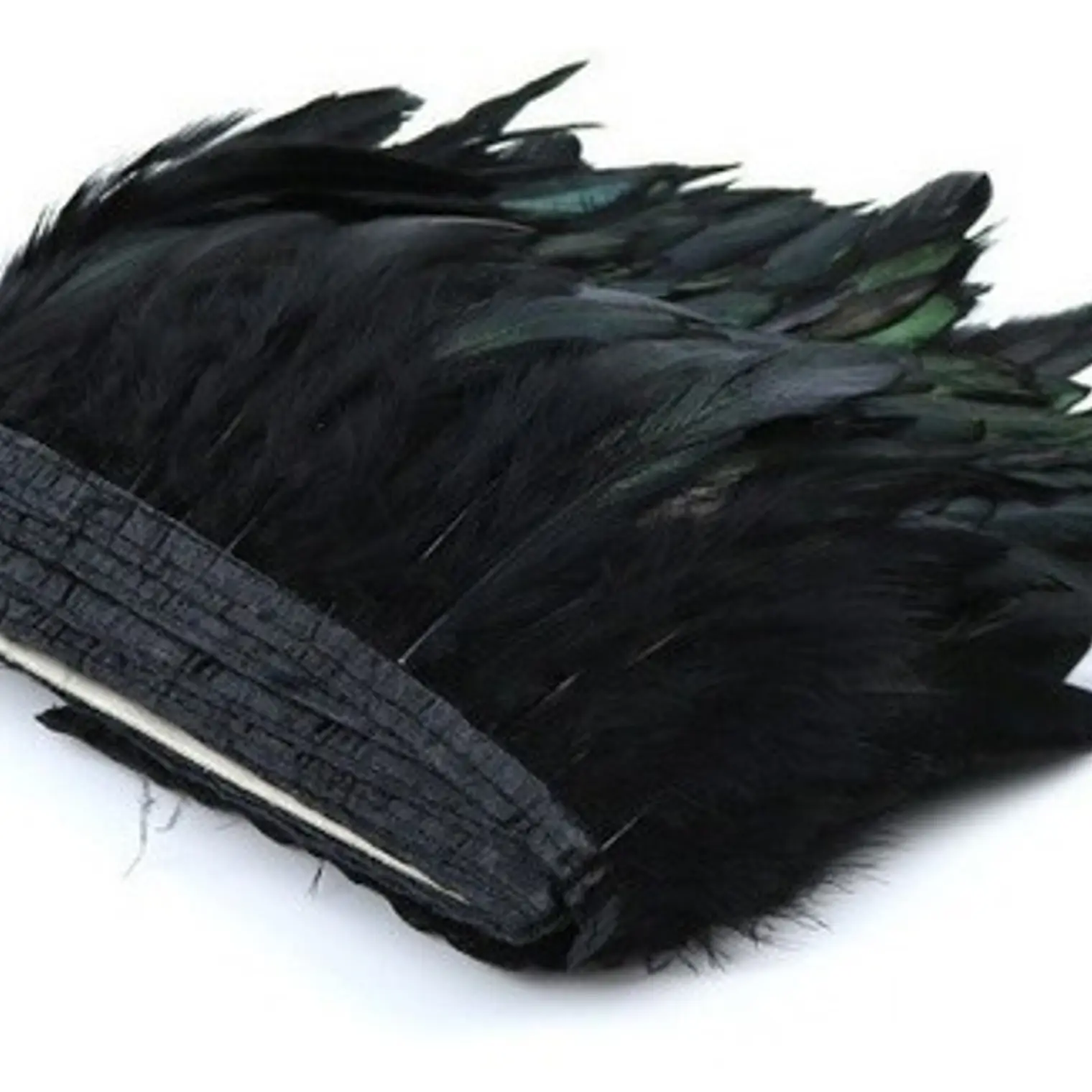 5 Yardas ó 4,5mts Boa Plumas Vaero Negras 10 A 12 Cm 3