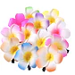 Pack 12 Flor Tipanie goma eva 6cm para cabello con pinza - thumbnail 3