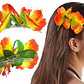 Flor Pinza 3 Hibiscos Naranjo / amarillo - thumbnail 1