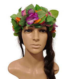 Corona De Flores multicolor elasticada niños