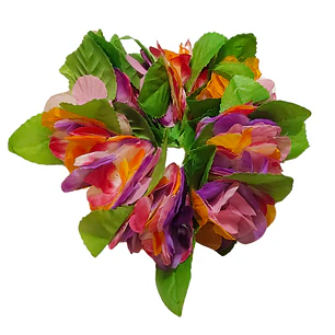 Corona De Flores multicolor elasticada niños
