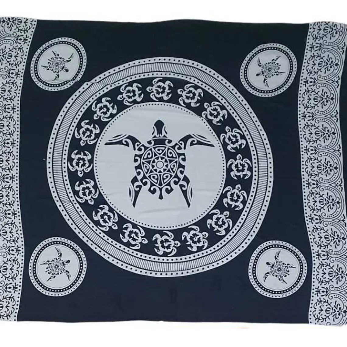 Pareo 2da seleccion Tortuga Azul Electrico / Blanco 7