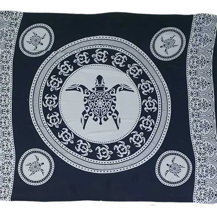 Pareo 2da seleccion Tortuga Azul Electrico / Blanco 7