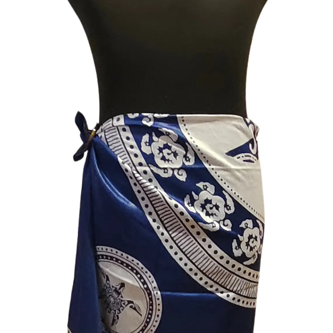 Pareo 2da seleccion Tortuga Azul Electrico / Blanco 9