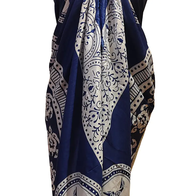 Pareo 2da seleccion Tortuga Azul Electrico / Blanco 11