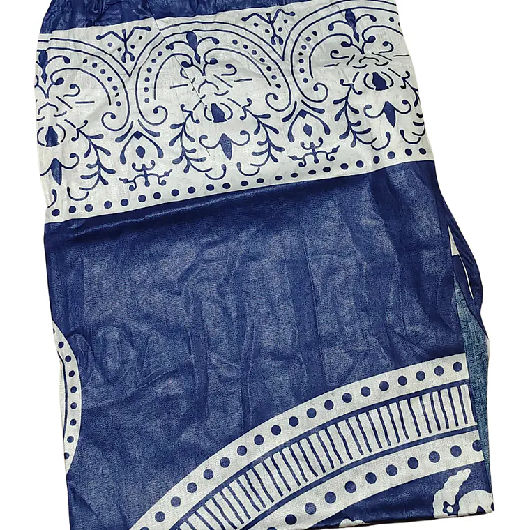 Pareo 2da seleccion Tortuga Azul Electrico / Blanco 6