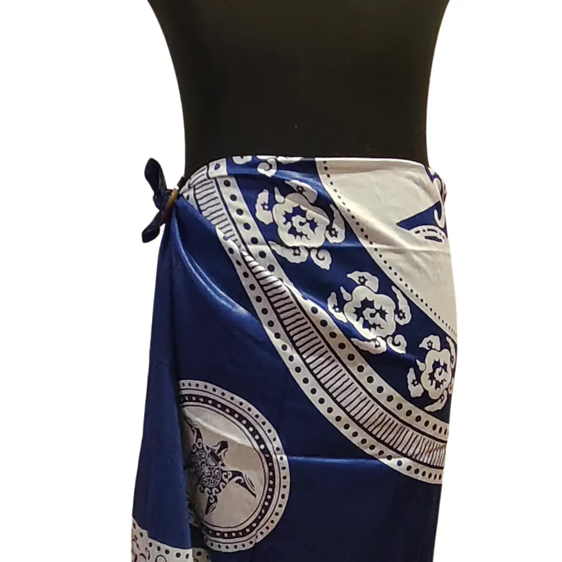 Pareo 2da seleccion Tortuga Azul Electrico / Blanco 13