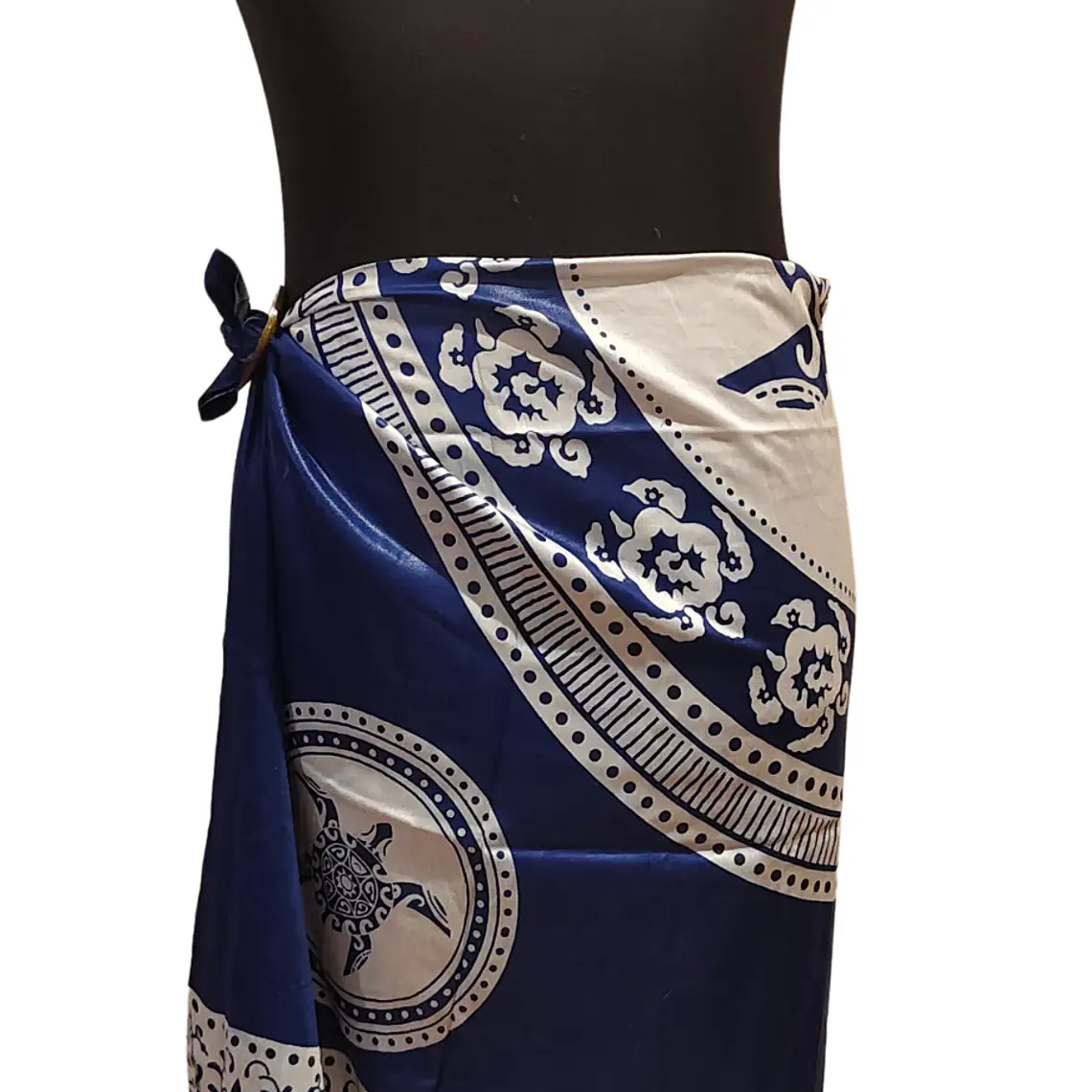 Pareo 2da seleccion Tortuga Azul Electrico / Blanco 17