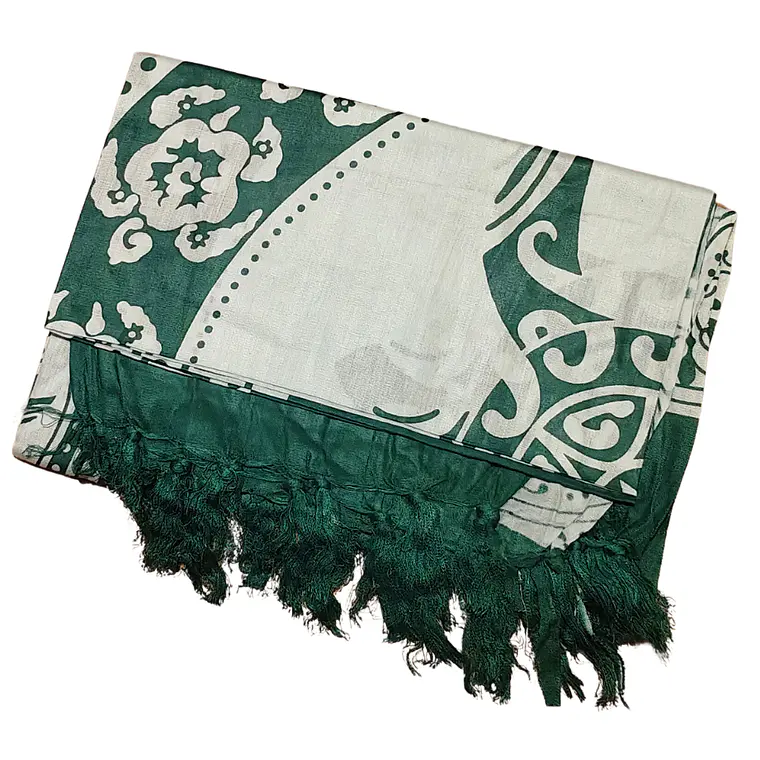 Pareo 2da seleccion Tortuga Verde / Blanco 8
