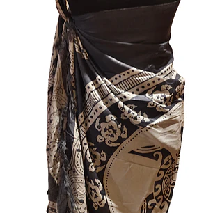 Pareo 2da seleccion Tortuga Gris / Blanco