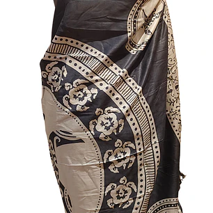 Pareo 2da seleccion Tortuga Gris / Blanco