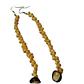 Aros largos con conchitas pipi amarillo - Miniatura 7