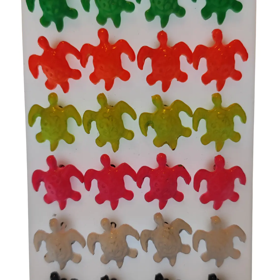 Aritos Tortuga con tornillo / diametro 1cm 11