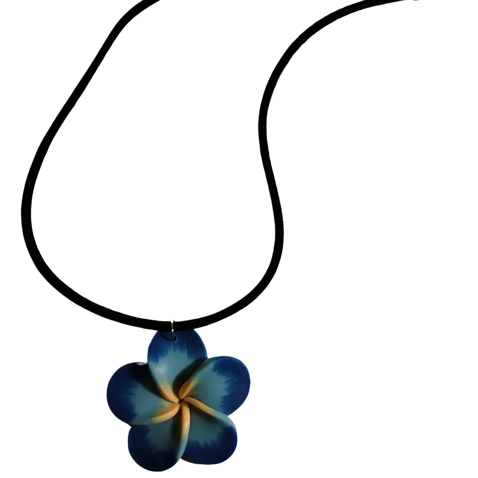 Colgante cordon con tipanie Azul con celeste 1