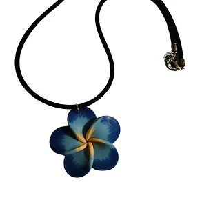 Colgante cordon con tipanie Azul con celeste