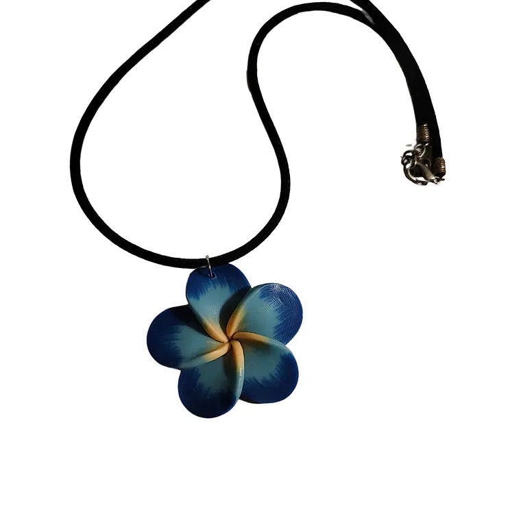 Colgante cordon con tipanie Azul con celeste 3