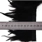 1,3mt Retazo Plumas Negro 8 A 12 Cm (ancho promedio de la boa) - Miniatura 1