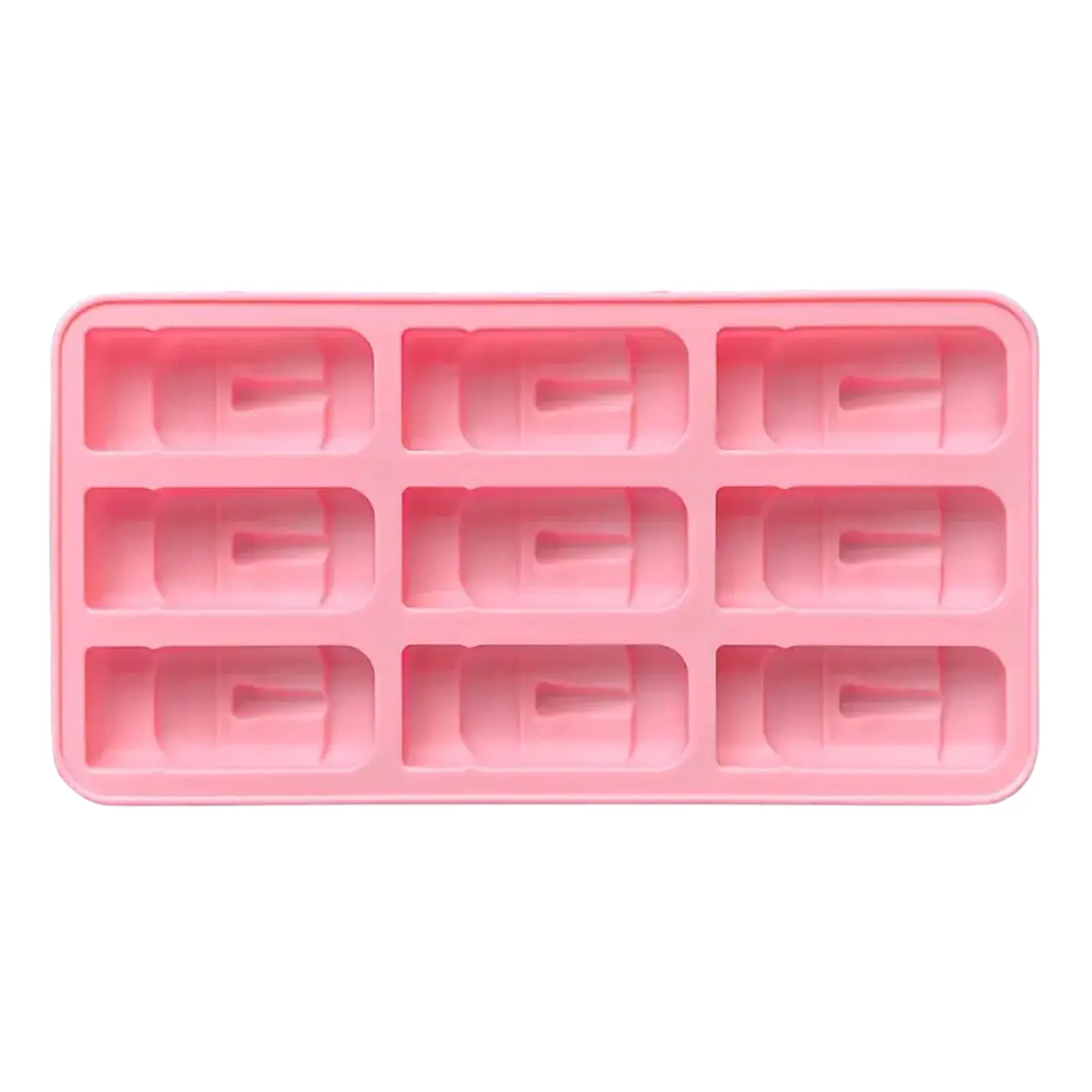 Moldes Moai De Silicona Ideal Para Hielos COLOR ROSADO 3