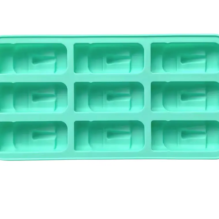 Moldes Moai De Silicona Ideal Para Hielos COLOR VERDE 2