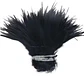 Moño Plumas Negro 10 a 12cm - thumbnail 1