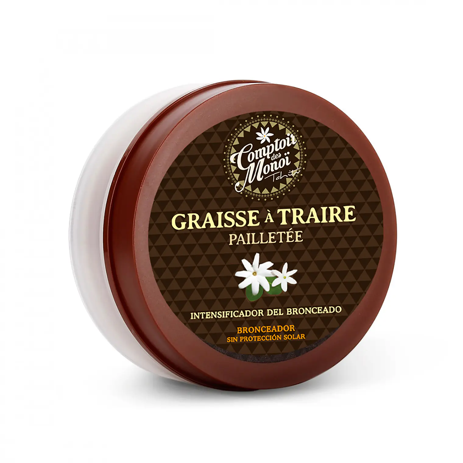 Bálsamo Monoi con brillos Ultra Bronceante Pailletee Bronce 125ml 2