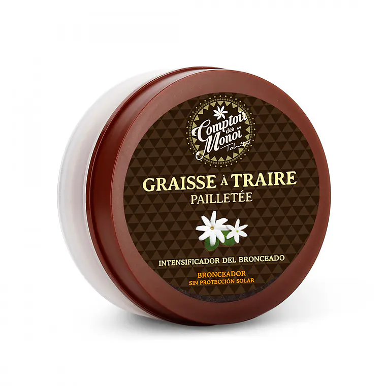 Bálsamo Monoi con brillos Ultra Bronceante Pailletee Bronce 125ml 2