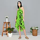 Pareo L 1,75x1,15mts Verde con Hibisco Negro y tipanies - thumbnail 6