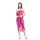 Pareo L 1,75x1,15mts Fucsia con tipanie - Miniatura 7
