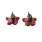 Aros con tornillo Tipanie fucsia Con amarillo 2cm - thumbnail 5