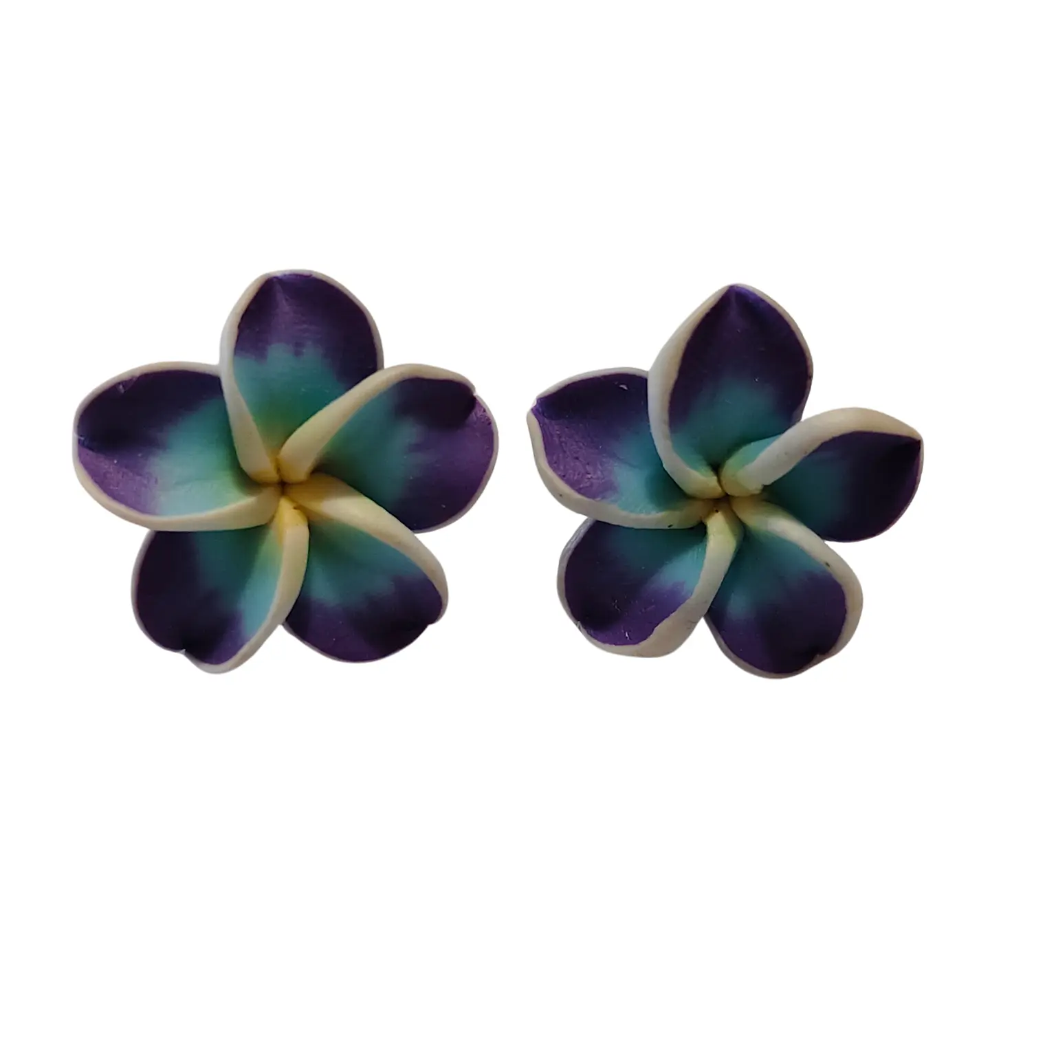 Aros con tornillo Tipanie morado Con amarillo 2,5cm 2