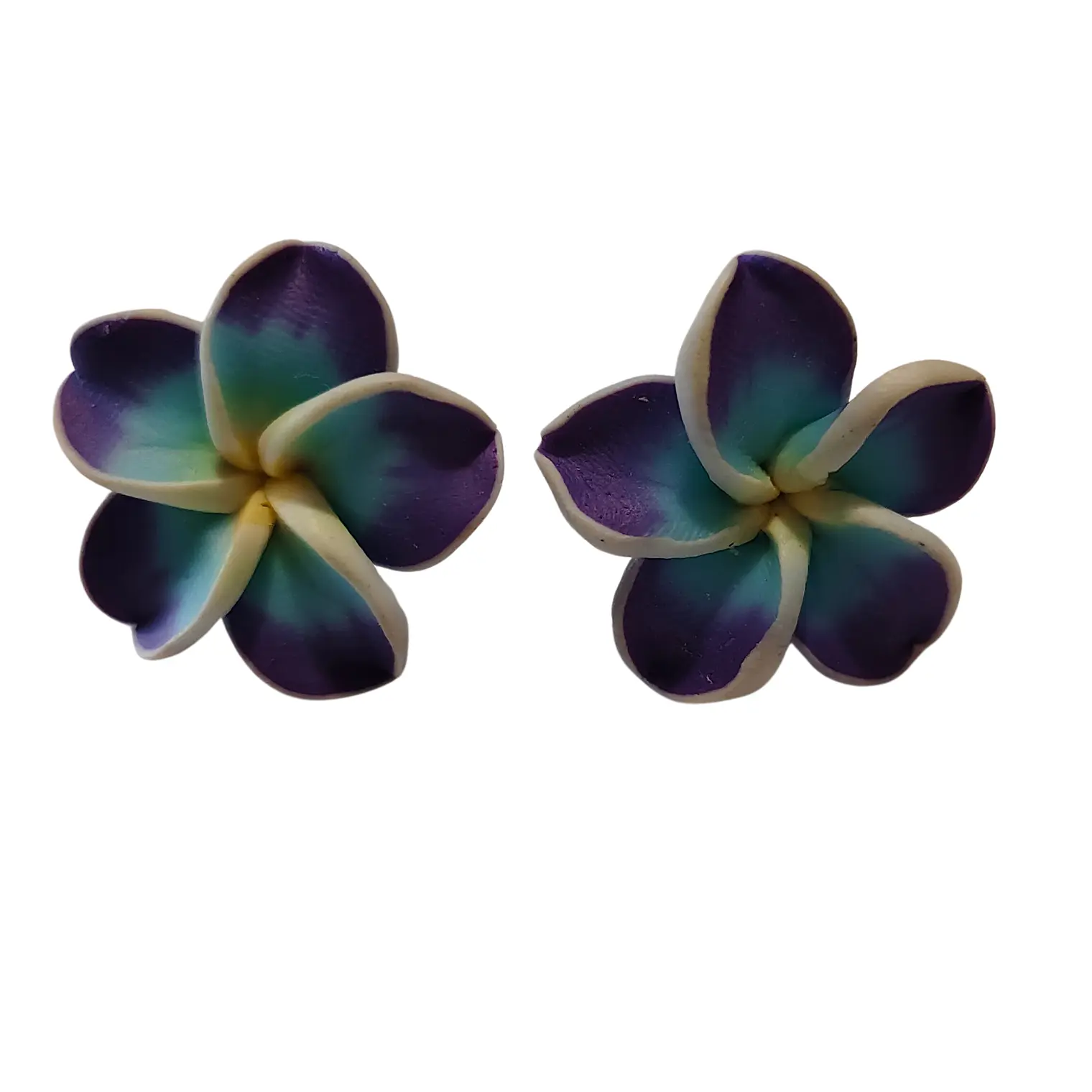Aros con tornillo Tipanie morado Con amarillo 2,5cm 3