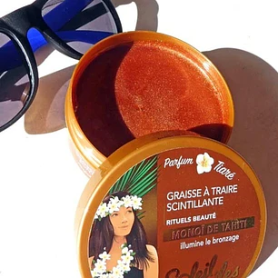 Bálsamo Monoi con brillos Tiare Ultra Bronceante 150 ml