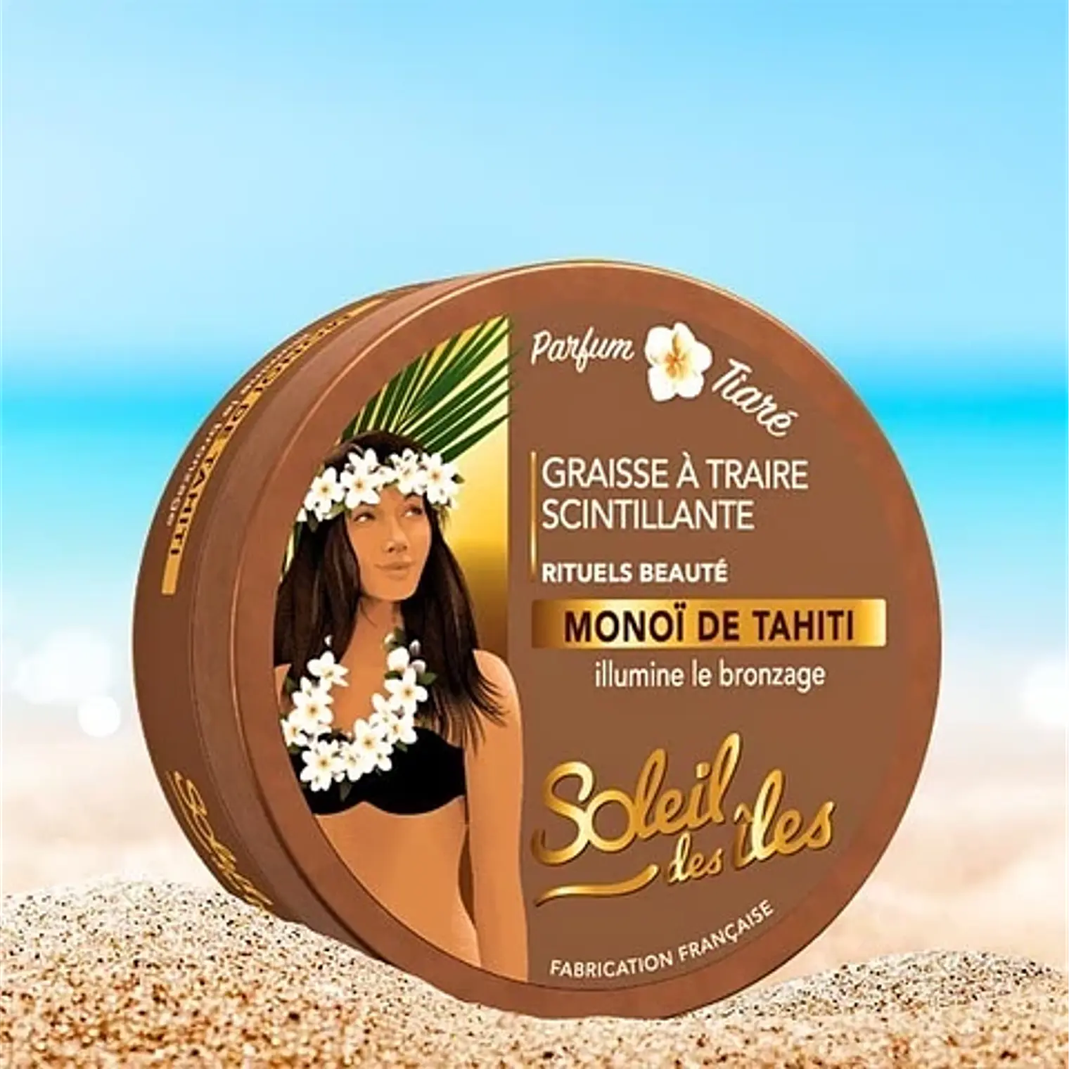 Bálsamo Monoi con brillos Tiare Ultra Bronceante 150 ml 2
