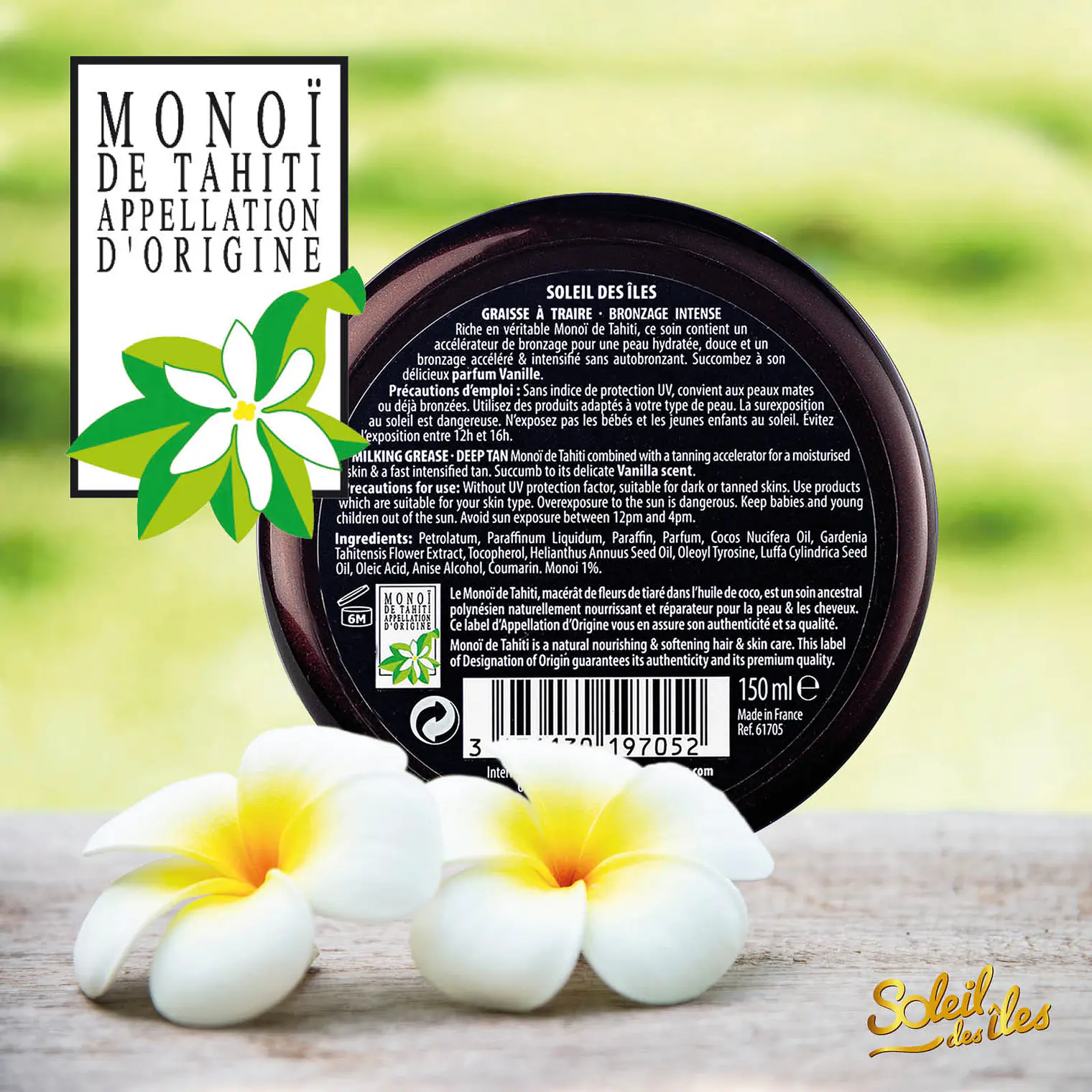 Monoi Ultra Bronceante SPF0 Rea Perfume de las islas 150ml SOLEIL DES ILES 5