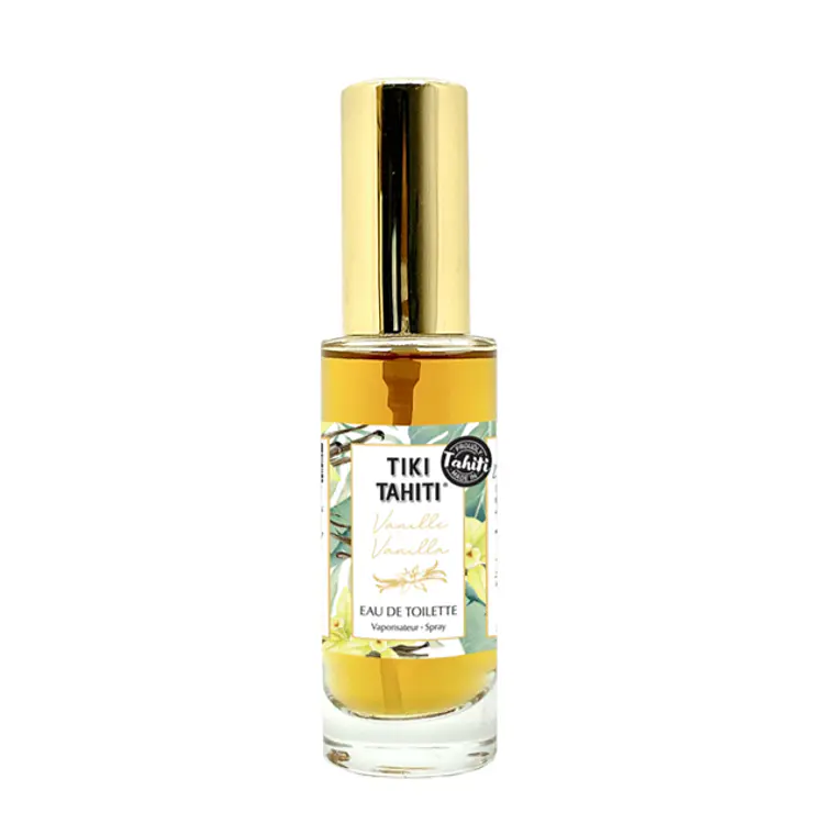Perfume Monoi Tiki Tahiti Vainilla EAU the Toilette 30ml con atomizador 1