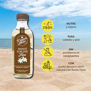 Monoi Hidratante Sublime Tiare 100ml COMPTOIR DES MONOI