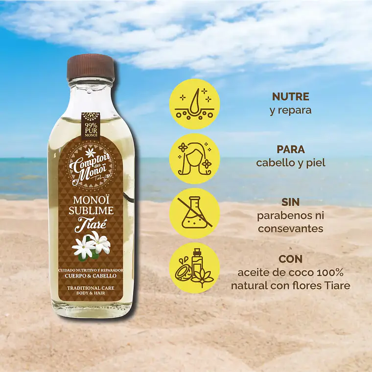 Monoi Hidratante Sublime Tiare 100ml COMPTOIR DES MONOI 2