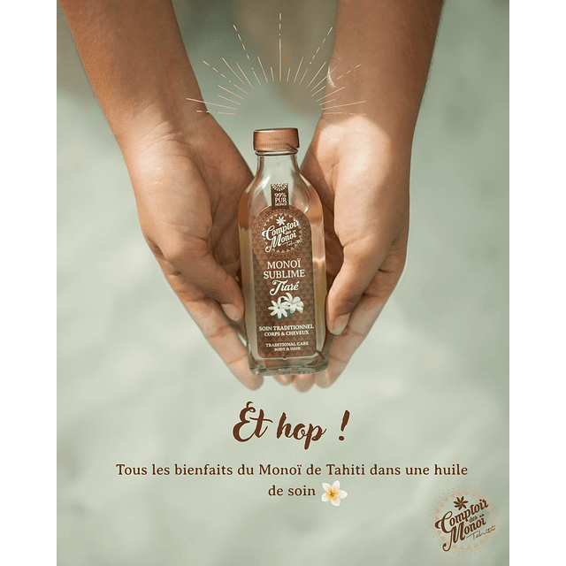 Monoi Sublime Tiare 100ml COMPTOIR DES MONOI