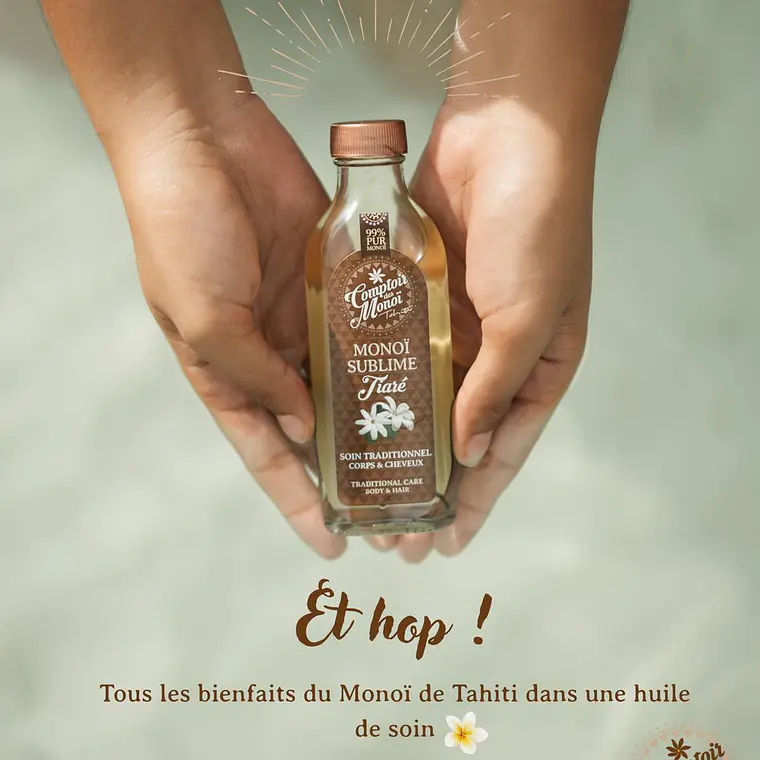 Monoi Hidratante Sublime Tiare 100ml COMPTOIR DES MONOI 3