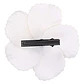 Pack 5 Flor Hibisco blanco con pinza para el cabello - Miniatura 5